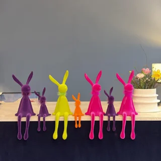 Hasenparty bei Strolz Leuchten #deco #hase #osterhase #ladyhase #party decoration @visitdornbirn @insidedornbirn